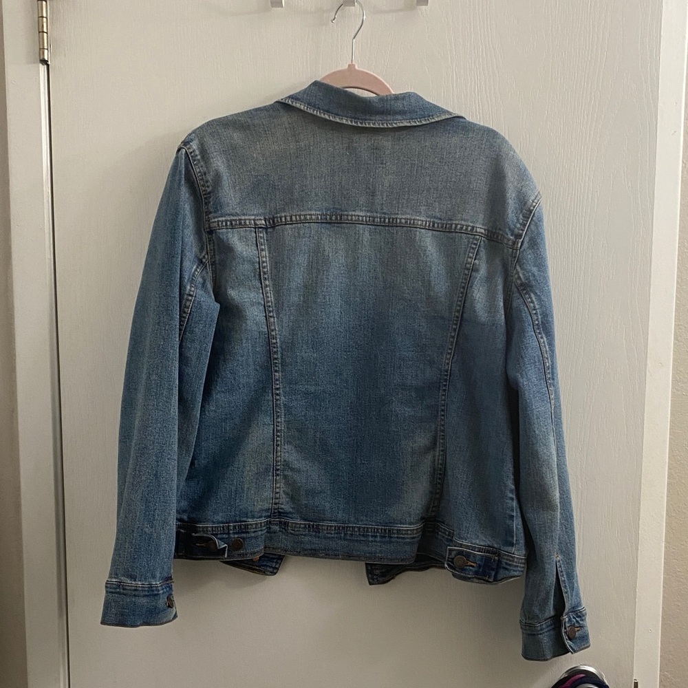 Old Navy Light Blue Denim Jacket - Women's Jean Coat - Picture 7 of 7